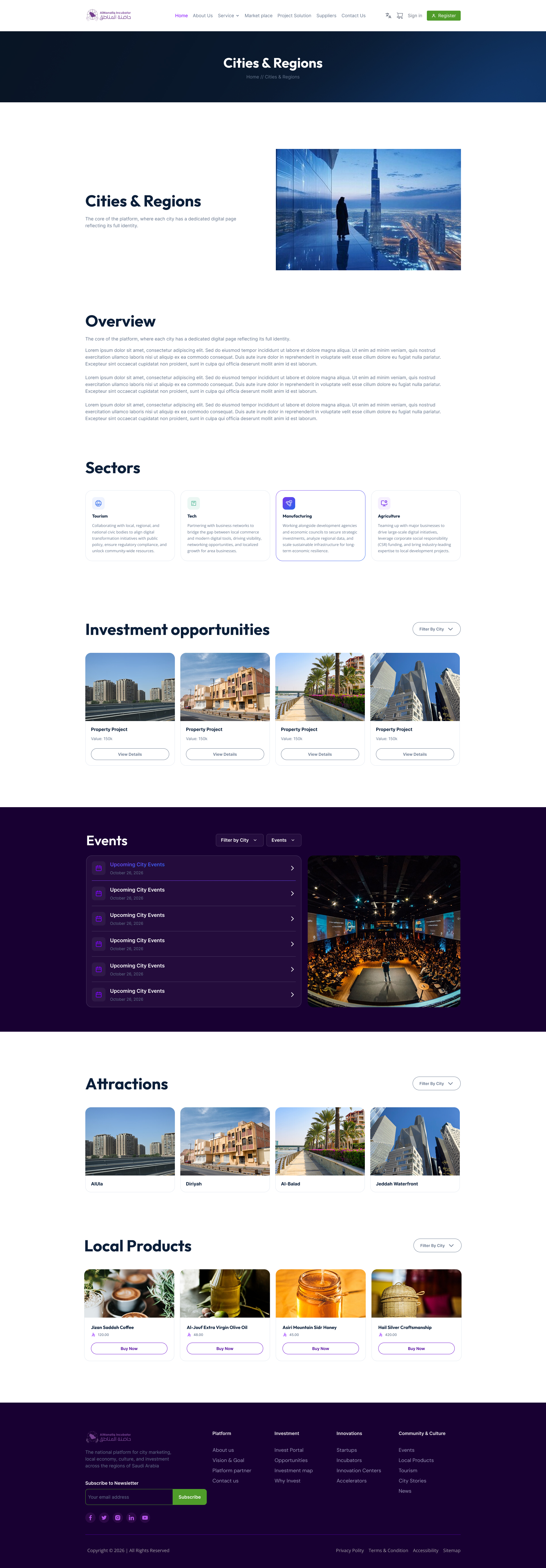 Cities & Regions